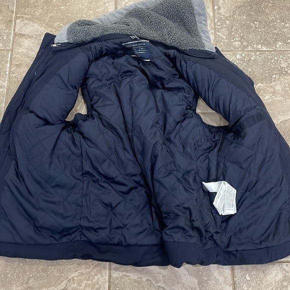 Zara Men’s Denim Vest with removable hood Sz M - Picture 8 of 14